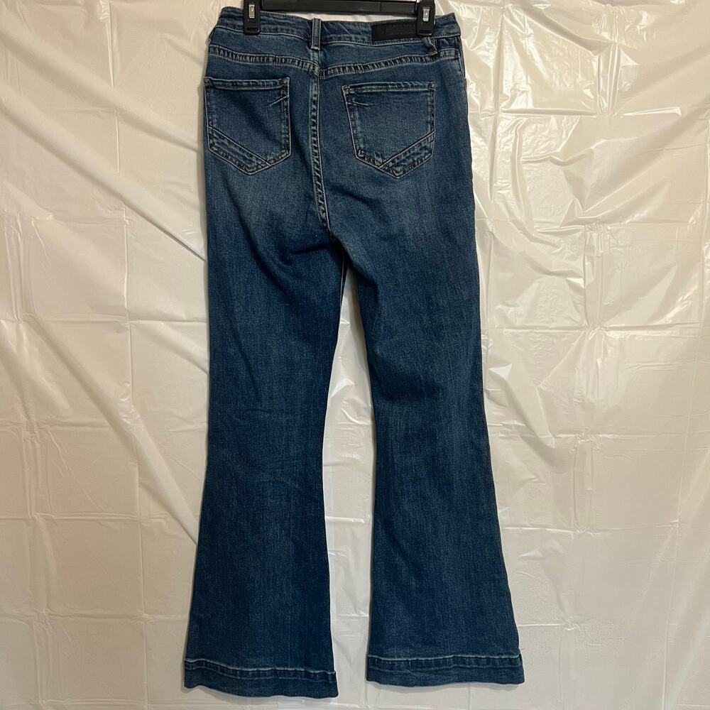 Rock & Roll Cowgirl High Rise Bootcut Jeans W31 L34 Medium Wash Western Denim - Picture 2 of 10
